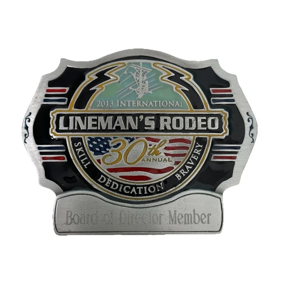 2013 International Lineman Rodeo Board Member Buckle Limited 1/87 ShowPro
